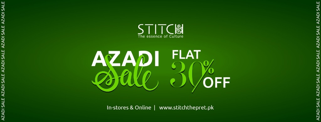 Stitch Azadi Sale - Flat 30% Off Campaign